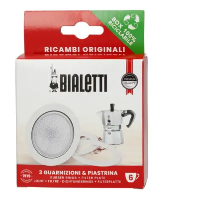 Bialetti Replacement Gasket & Filter for Cup Espresso Maker