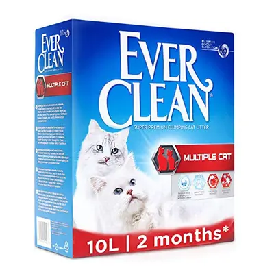 Ever Clean Multiple Cat Litter, Litre, Scented