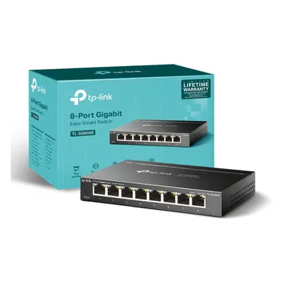 Managed Network Switch 8-Port Gigabit, Support QoS VLAN IGMP Snooping, Network Monitoring throug