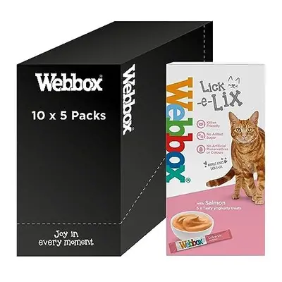 | Lick-e-Lix, Salmon Cat Treats | Tasty and Nutritious, Kitten Friendly | Wheat and Grain Free, 