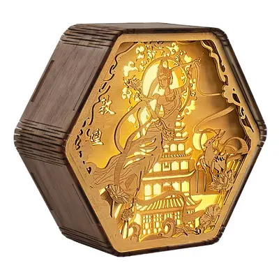 (Gansu-Dunhuang-Solid color, Charging Touch-Bluetooth Speaker Model) Creative gifts home decorat