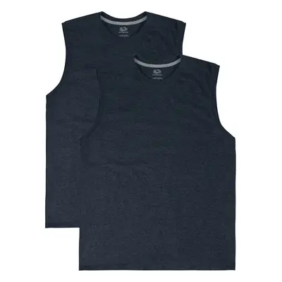 Fruit of the Loom Men's Eversoft Cotton Sleeveless T Shirts Breathable & Moisture Wicking with O