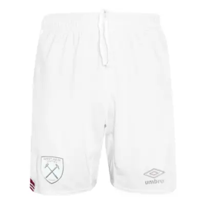 (LB) West Ham Away Shorts (White) - Kids