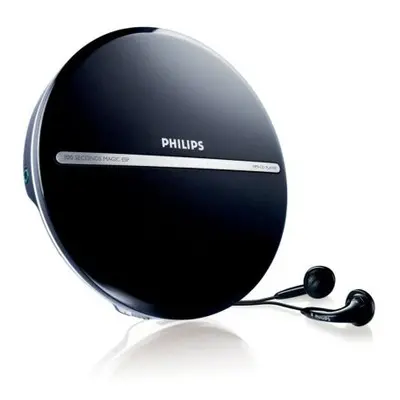 Philips EXP2546 Portable CD Player, Reads MP3, Seconds ESP with Headphones Included, Dynamic Bas