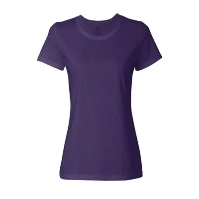 Fruit of the Loom HD Cotton Women's Short Sleeve T-Shirt - Purple