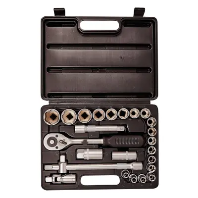 (25pcs Socket CRV Set) DIY at Home, Easy to Use, Ideal for Heavy Jobs with Larger Nuts, Strong C