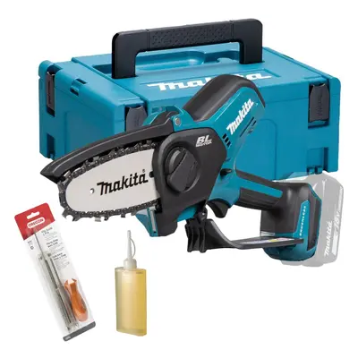 Makita DUC101Z Cordless Brushless Pruning Saw 18V Body Chainsaw 100mm + Makpac