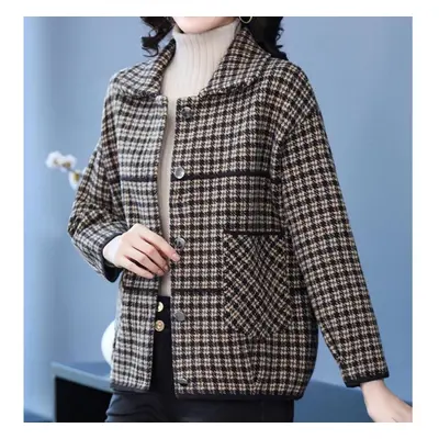 (as the picture, L) Autumn Soft And Comfortable Woolen Jacket Perfect For Winter