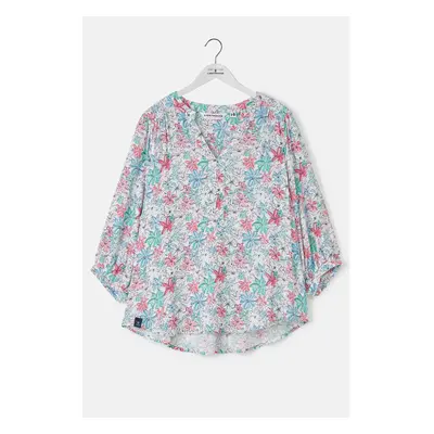 (UK 14, Pastel Floral) Lola Womens Blouse