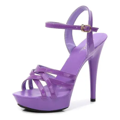 (purple, 42) New Sandals Women&apos;s Summer Fashion Sexy High Heels Stiletto Series 13cm Lfd