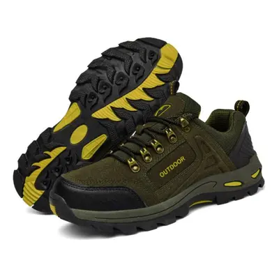 (army green, 44) Autumn And Winter Outdoor Hiking Shoes Men&apos;s Shoes