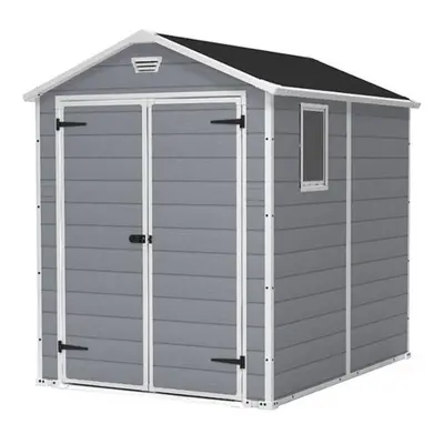 Keter Outdoor Garden Storage Shed Manor 6x8