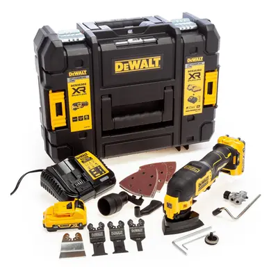 Dewalt DCS353D2 XR Brushless Multi Tool 12V x 2.0Ah Accessories + Tstak