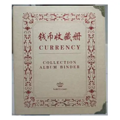 (khaki) Large Capacity Banknote Collection Book, Coin Protection Folder, Coin Commemorative Coin