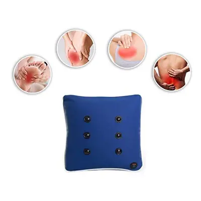 Vibrating Sensory Massage Cushion Electric Back Pillow Rechargeable with USB (Random Colour)