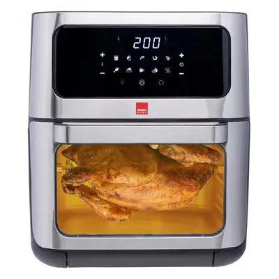 (Digital 12L Air Fryer Oven) 12L Air Fryer Oven with Rotisserie Function and Dehydrator, 10-in-1