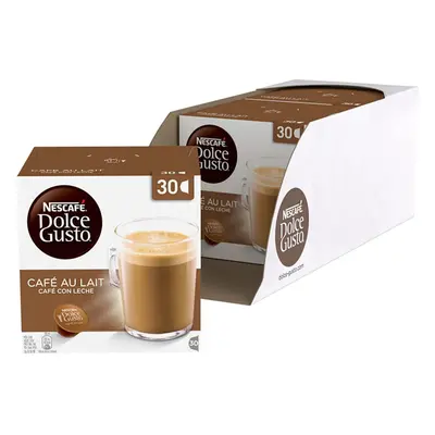 Nescafe Dolce Gusto CafÃ© Au Lait Coffee Pods (Pack of 3, Total Capsules)