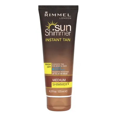 Sunshimmer Water Resistant Instant Tan Wash Off Shimmer - Medium