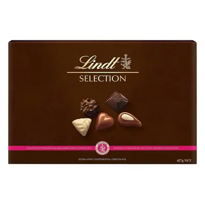 Lindt Selection Extra Fine Continental Chocolate Box Extra Large, Assorted Milk, Dark and White 