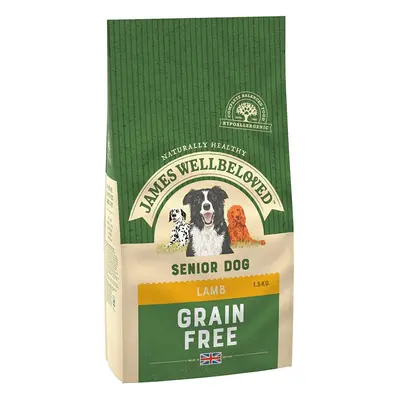 James Wellbeloved Complete Dry Senior Dog Food Lamb and Vegetables, 1.5 kg