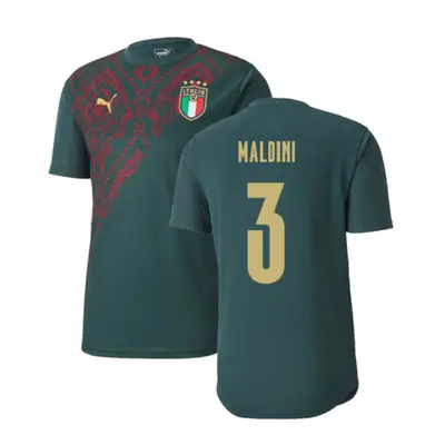 (M) Italy Puma Stadium Jersey (Pine) (Maldini 3)