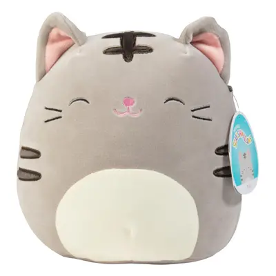 Squishmallows 8-Inch Tally The Grey Cat - Official Jazwares Plush - Collectible Soft & Squishy K