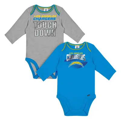 NFL boys Pack Long Sleeve Team Bodysuits Team Color Months US