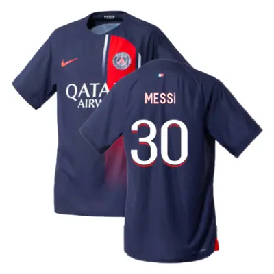 (XS) PSG Home Match Authentic Shirt (Messi 30)