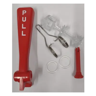 UGOLINI slush machine complete plunger RED with pull handle