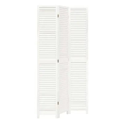 (40 x cm/ piece) vidaXL Room DividerÂ Panels Room Privacy Screen White Solid Wood Paulownia