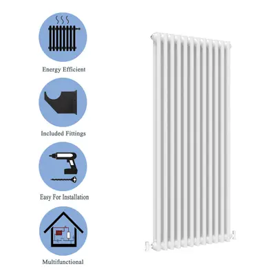 (White, 1800*560mm) Cast Iron Style Radiators