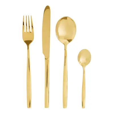 Avie Pc Rose Gold Finish Cutlery Set