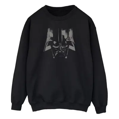 (L, Black) Star Wars Mens Darth Vader Helmet Sweatshirt