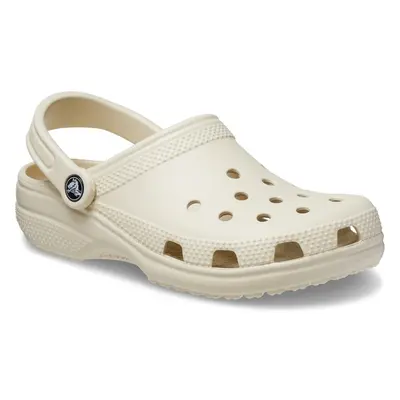 (White, (Adults')) Crocs Classic Clog Thermoplastic Bone Clogs