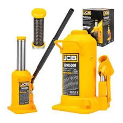 JCB Tonne Heavy-Duty Automotive Hydraulic Bottle Jack, 508mm Maximum Lift