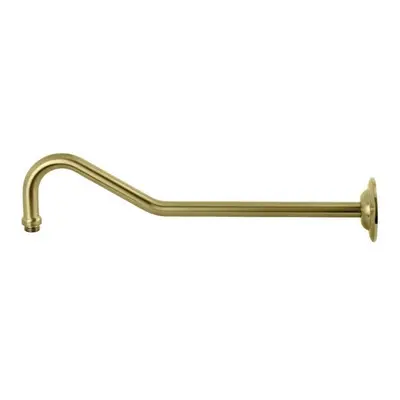 Restoration in. Shower Arm, Brushed Brass