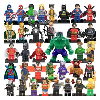 35PCS Marvel Superheroes Minifigures Toys Fit Lego