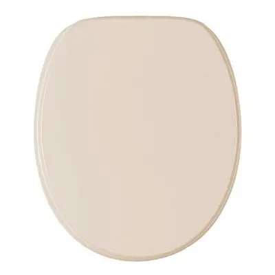 Soft Close Toilet Seat | Stable Hinges | Easy to Mount | Beige