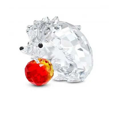 Swarovski Hedgehog With Apple Crystal Nature Ornament