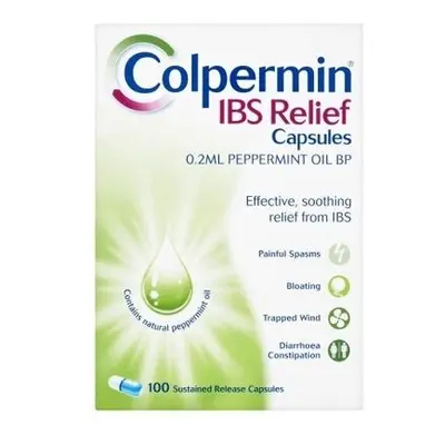 Colpermin IBS Relief 0.2ml Peppermint Oil BP Capsules