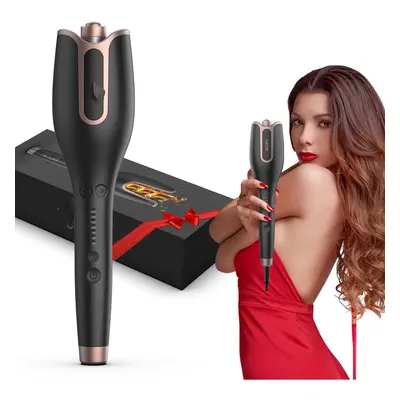 Curling Wand, Curling Tongs, 4-Speed Adjustable Temperature, Fast Heating Hair Curlers for Long 