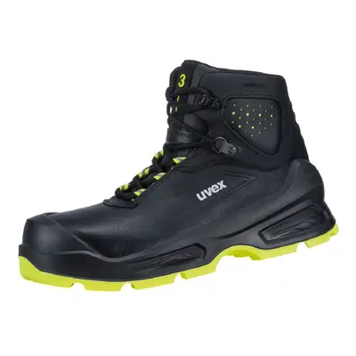 (Black/Yellow, 10.5 UK) uvex Safety Boots S3 100% Metal-Free ESD Rated