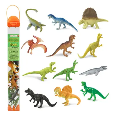 Safari Ltd. Carnivorous Dinosaurs TOOB - Set of Mini Figurines Featuring T-Rex Spinosaurus Utahr