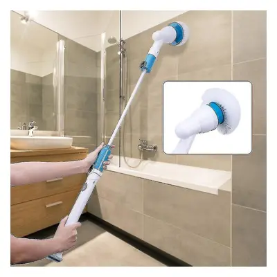 (3PCS Brush Head) Electric Cleaning Brush Adjustable Waterproof Cleaner Wireless Charging Clean 