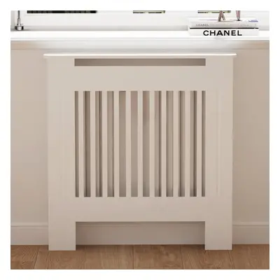 (S(78 x 19X100cm) Vertical) 100cm Tall Radiator Cover Modern Cabinet MDF Slats Wood Grill