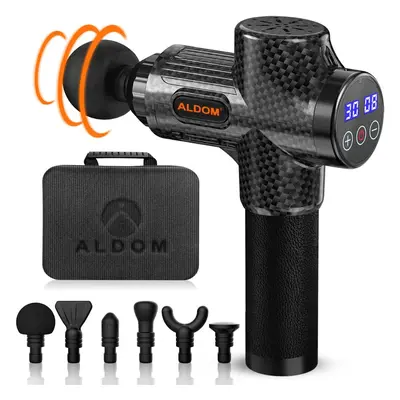 Massage Gun ALDOM Massage Gun Deep Tissue, Speeds Handheld Muscle Massager Professional Percussi