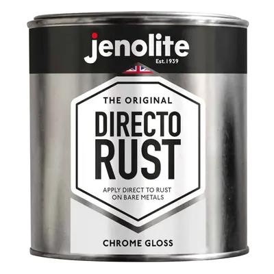 (1 Litre) JENOLITE Chrome Paint Smooth Chrome Finish - Suitable For Interior & Exterior Use