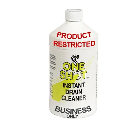 One Shot Liquid Drain Cleaner Litre ~ 12x1 Litre