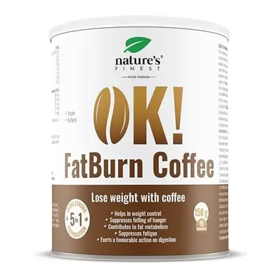 OK! Fat Burn Coffee | Instant Coffee Powder with L-Carnitine, Guarana and Elderberry | Ideal Wei