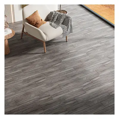 (#11) 36Pcs Modern Wood Grain PVC Flooring Tiles Sticker